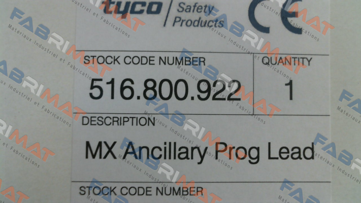 516.800.922 Tyco Fire