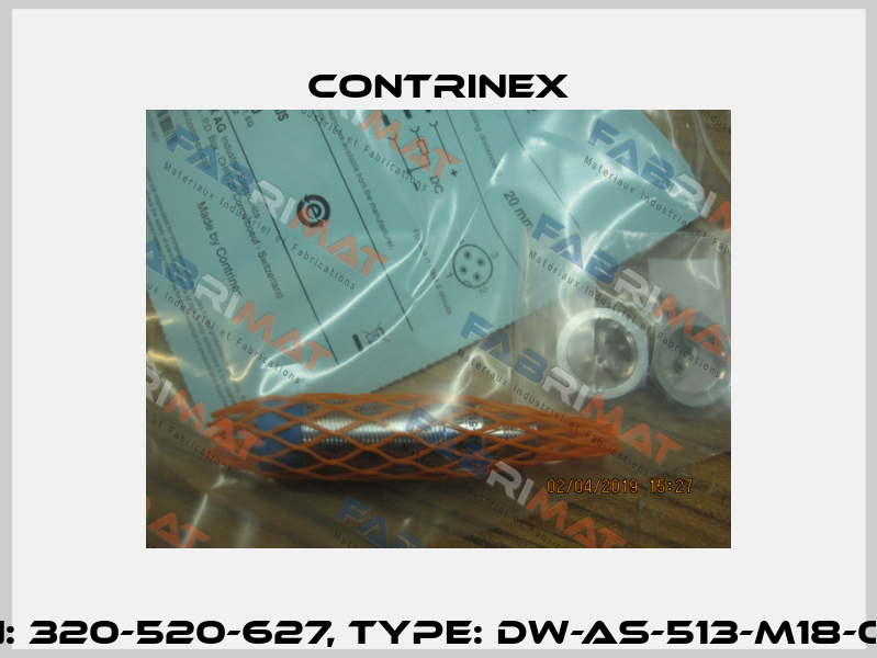 p/n: 320-520-627, Type: DW-AS-513-M18-002 Contrinex