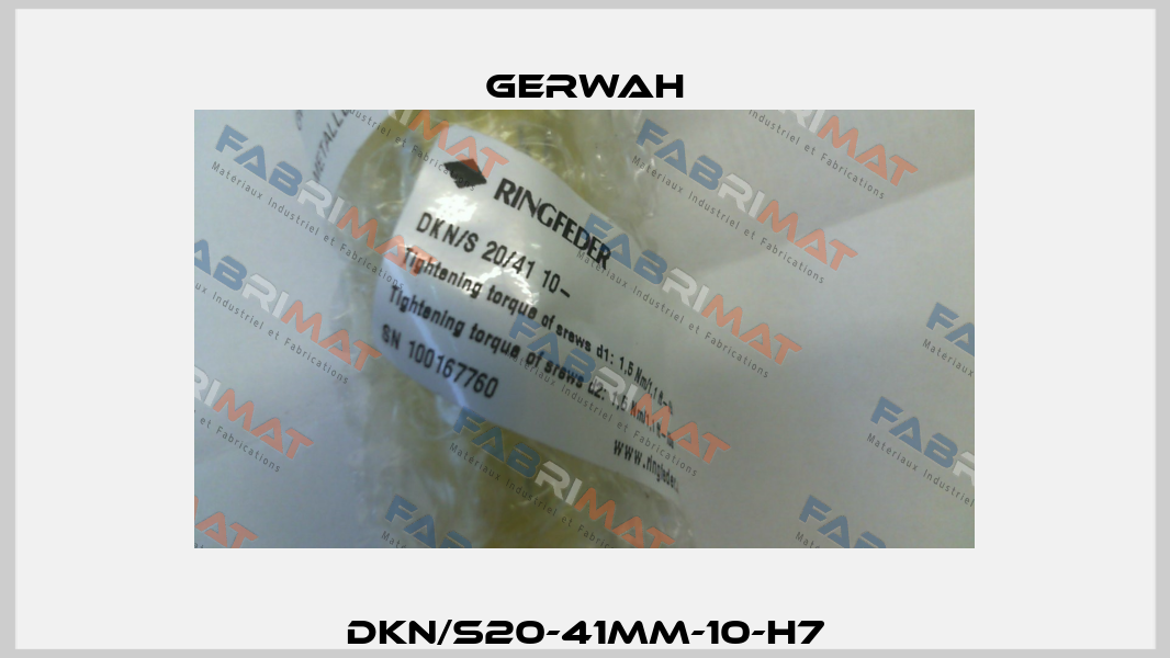 DKN/S20-41mm-10-H7 Gerwah