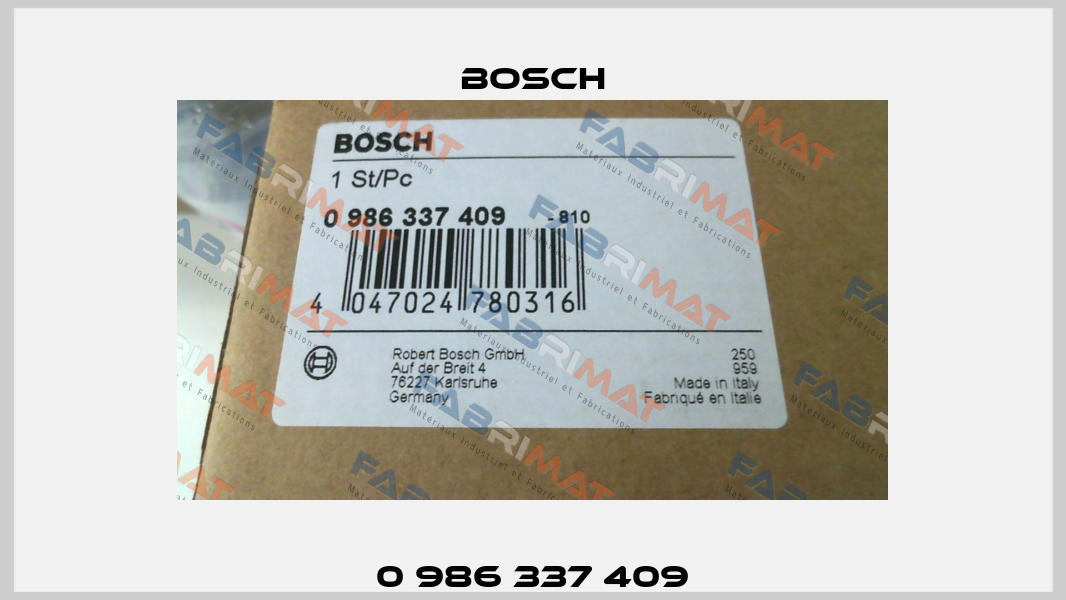 0 986 337 409 Bosch