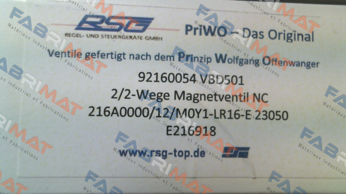 VBD 501 16mm OFFENWANGER