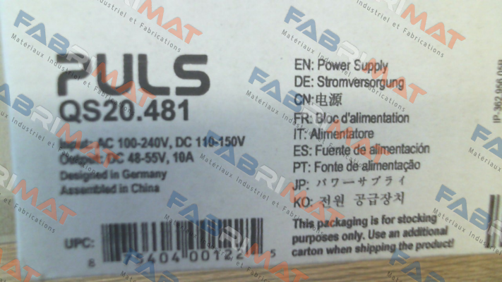 QS20.481 Puls