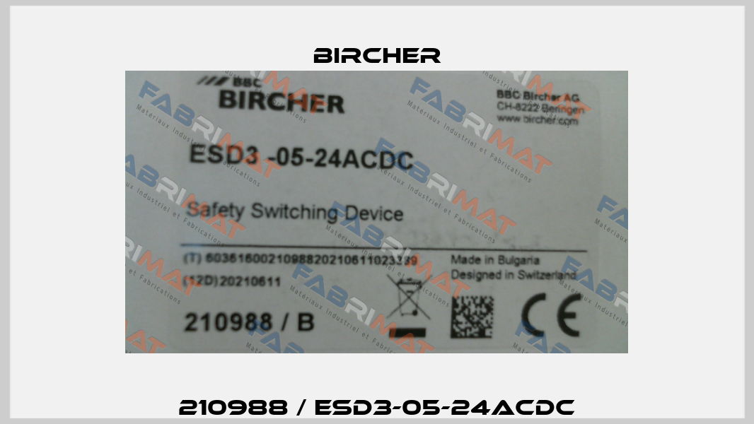 210988 / ESD3-05-24ACDC Bircher