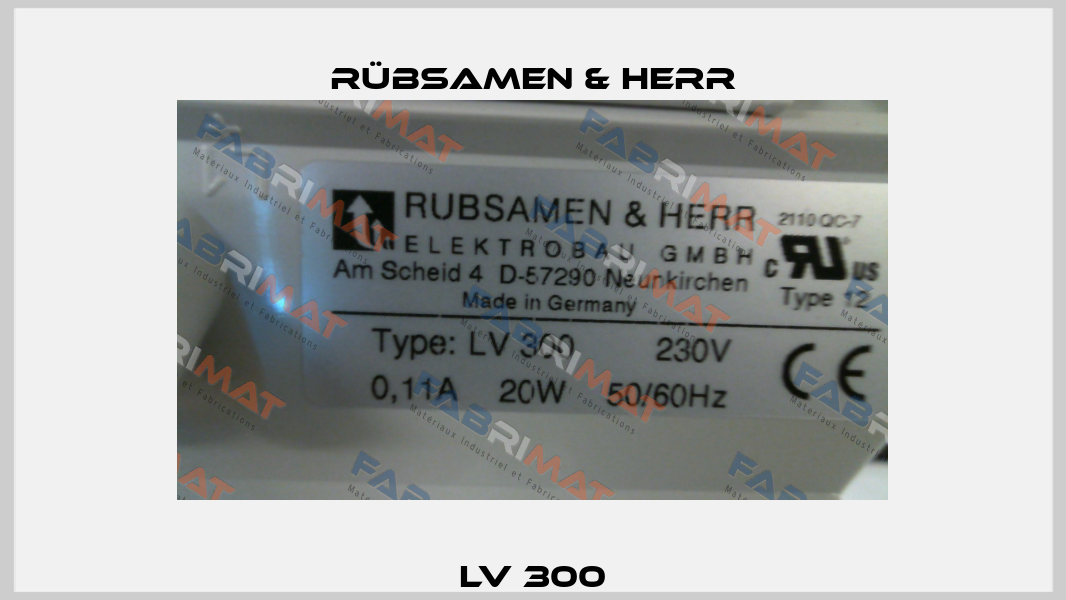 LV 300 Rübsamen & Herr