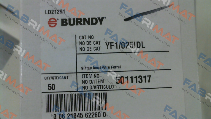 YF1/025IDL Burndy