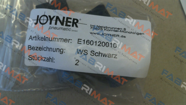 E160120010 Joyner Pneumatic