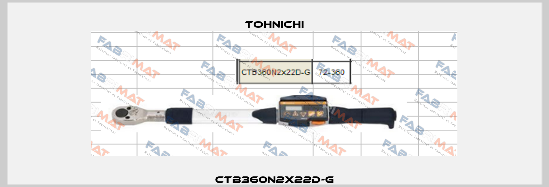 CTB360N2x22D-G Tohnichi