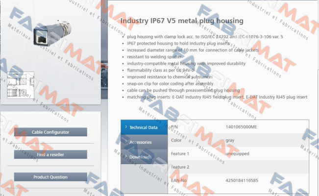 1401065000ME  Metz Connect