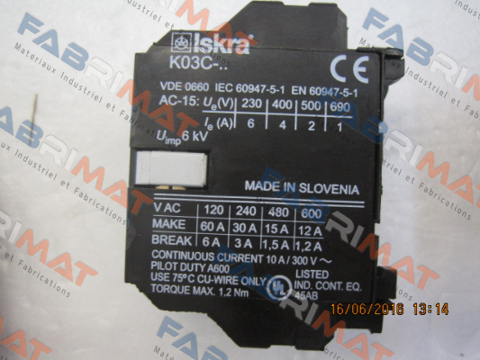 K03C-22 24V Fanal