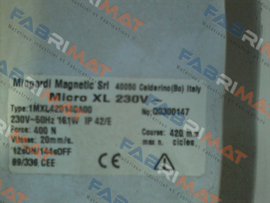 1MXL420140A00 Mingardi