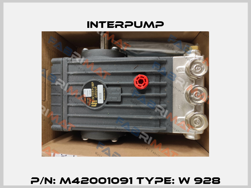 P/N: M42001091 Type: W 928 Interpump