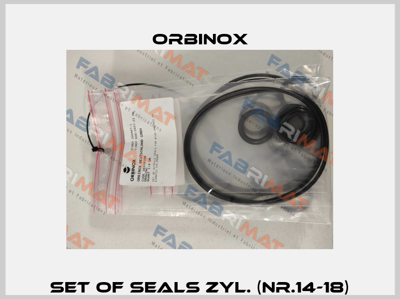 Set of Seals Zyl. (Nr.14-18) Orbinox