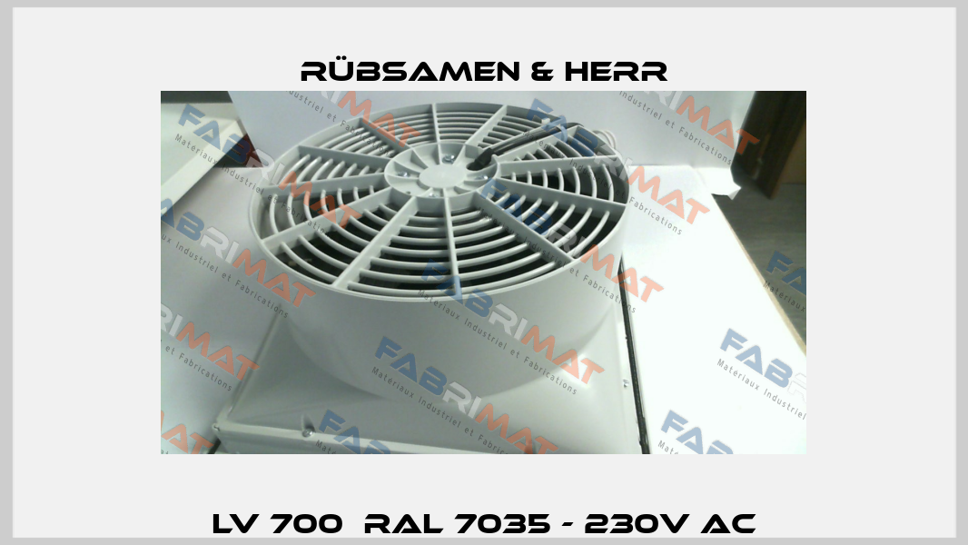LV 700  RAL 7035 - 230V AC Rübsamen & Herr