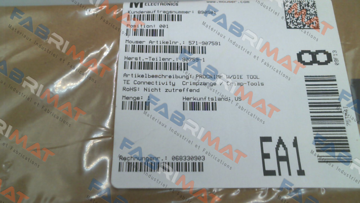 90759-1 TE Connectivity (Tyco Electronics)