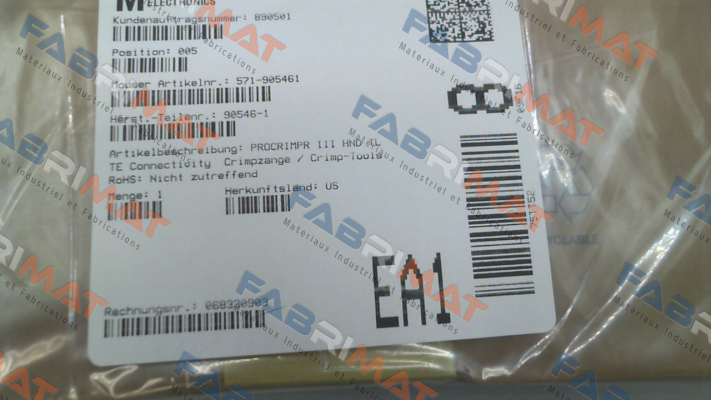 90546-1 TE Connectivity (Tyco Electronics)