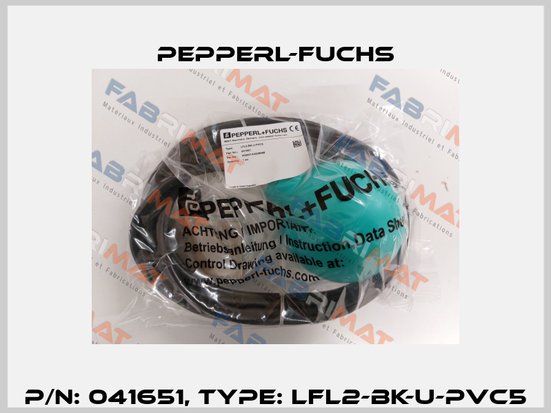 P/N: 041651, Type: LFL2-BK-U-PVC5 Pepperl-Fuchs