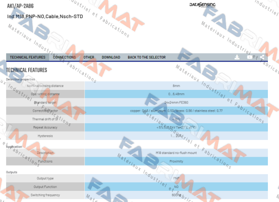 AK1/AP-2A86 Micro Detectors / Diell (now Datasensing)