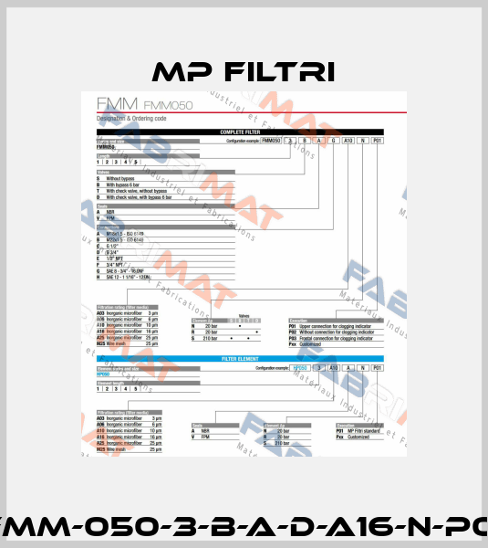 FMM-050-3-B-A-D-A16-N-P01 MP Filtri