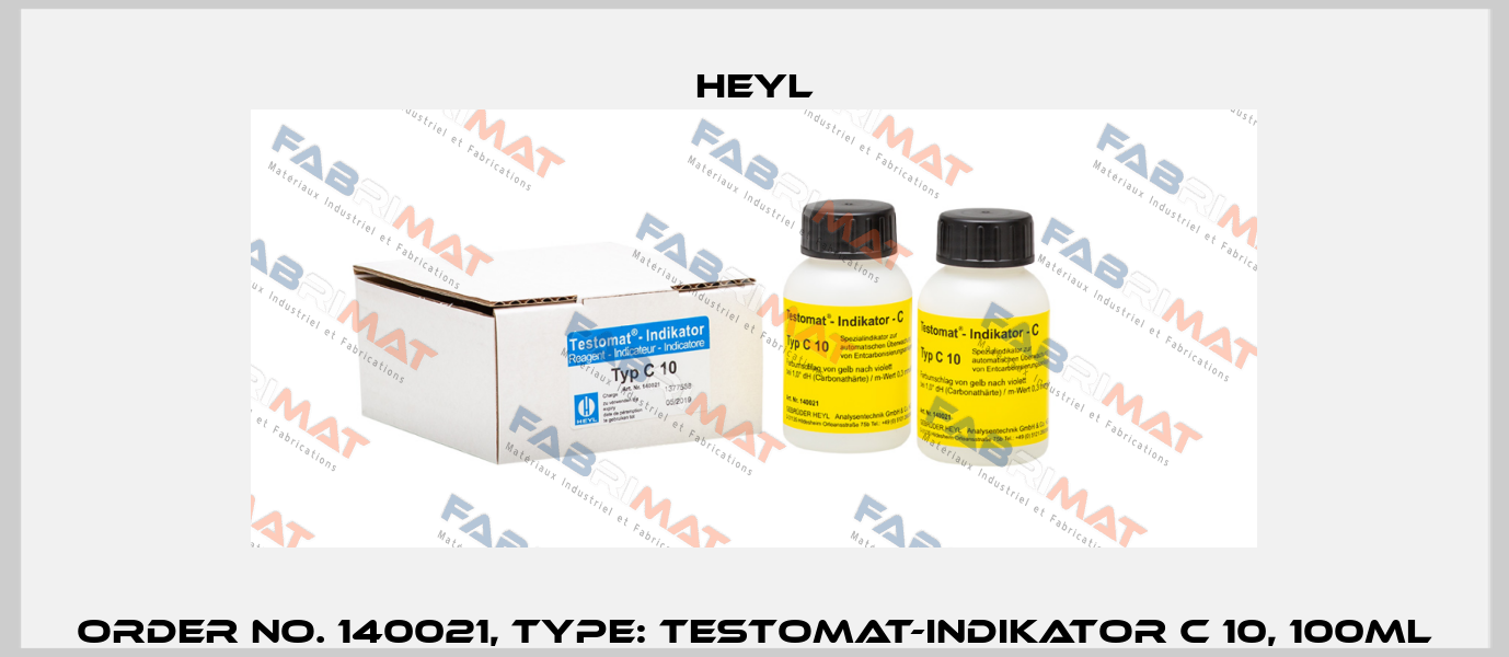 Order No. 140021, Type: Testomat-Indikator C 10, 100ml Heyl