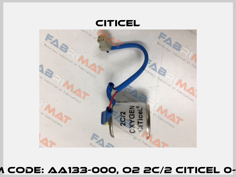 Item Code: AA133-000, O2 2C/2 CiTiceL 0-25% Citicel
