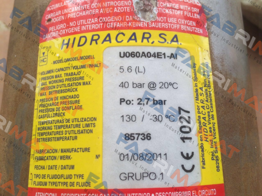 U060A04E1-AI Hidracar