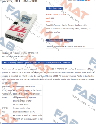 00F5060-2100 LAIPPLE KEB