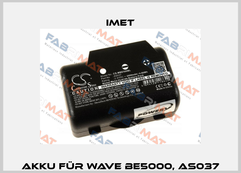 Akku für WAVE BE5000, AS037 IMET