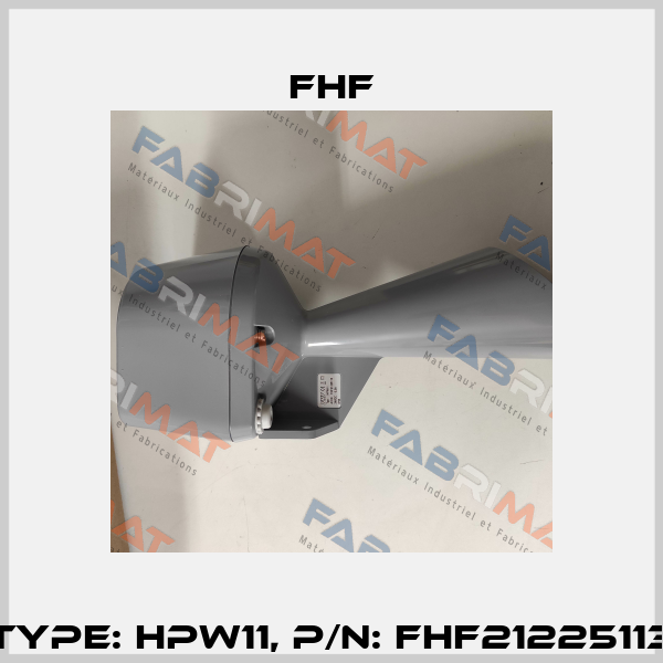 Type: HPW11, P/N: FHF21225113 FHF