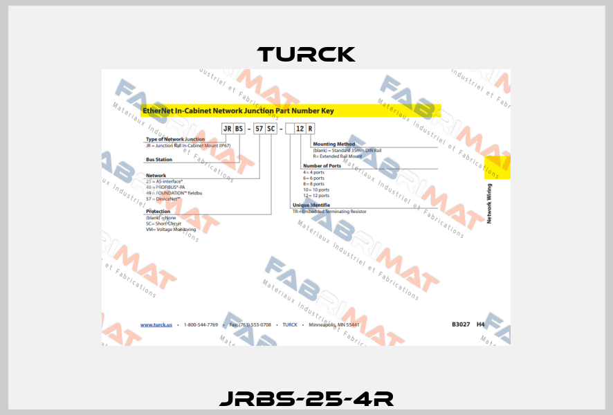 JRBS-25-4R Turck