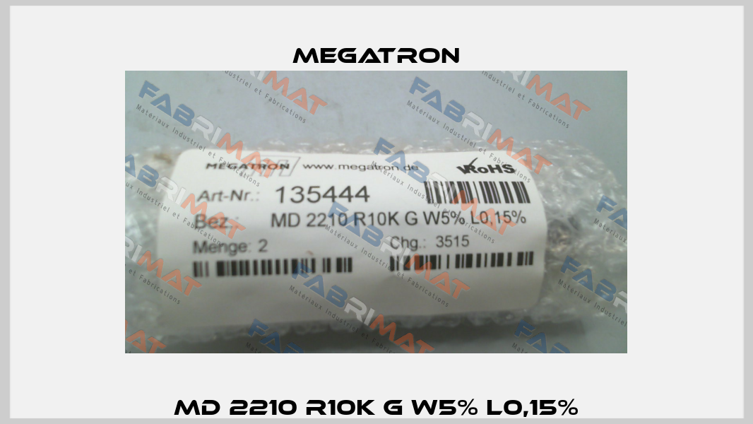 MD 2210 R10K G W5% L0,15% Megatron