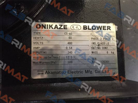 CS-A5 // 120301  OEM!!  Onikaze