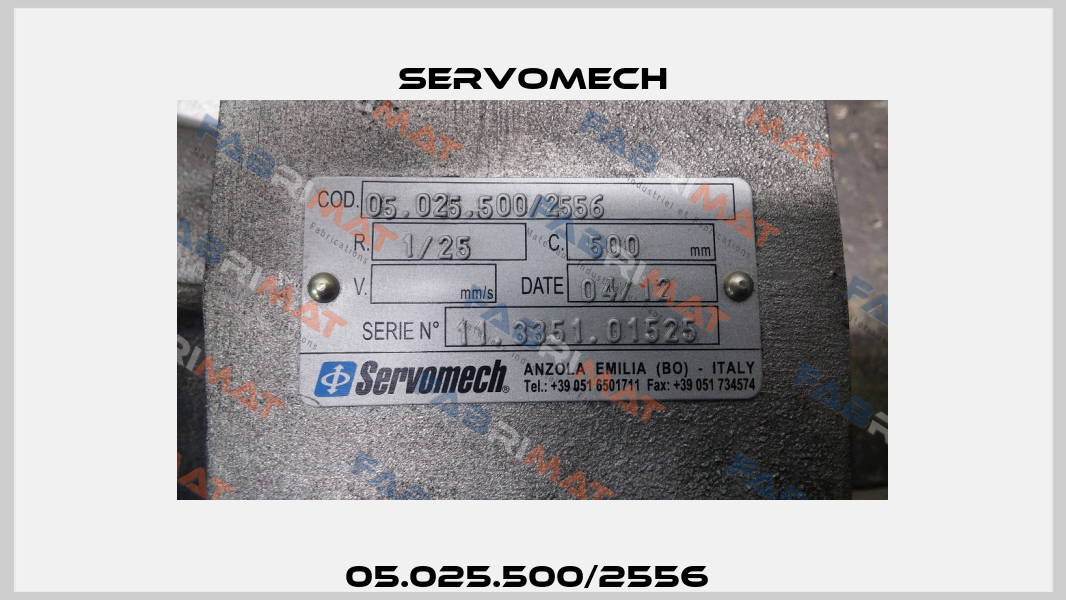 05.025.500/2556  Servomech