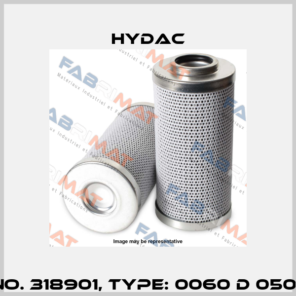 Mat No. 318901, Type: 0060 D 050 W /-V Hydac