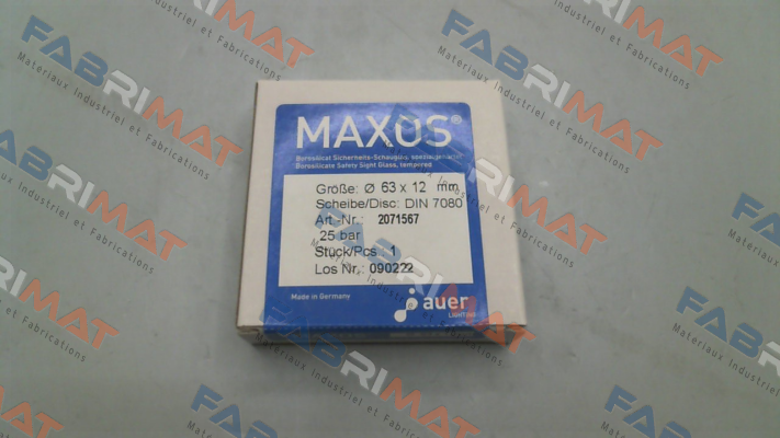 P/N: 2071567, Type: DIN 7080-16 63x12 Maxos