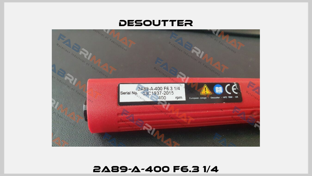 2A89-A-400 F6.3 1/4 Desoutter