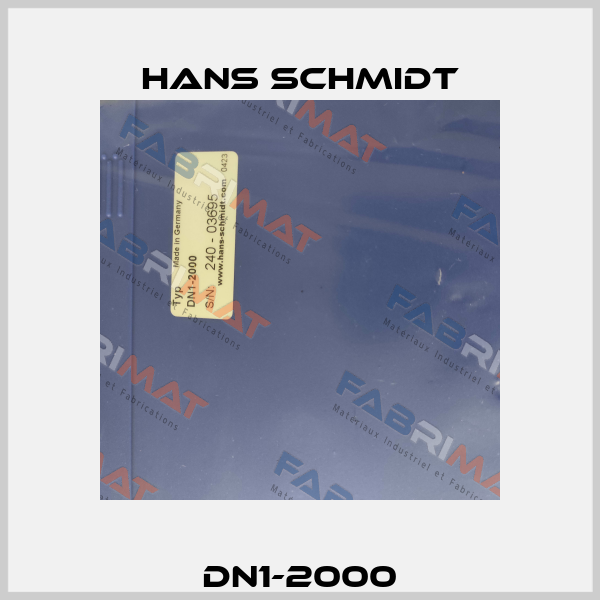 DN1-2000 Hans Schmidt
