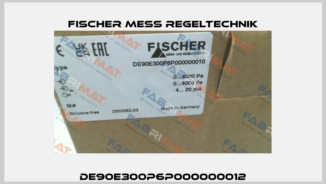 DE90E300P6P000000012 Fischer Mess Regeltechnik