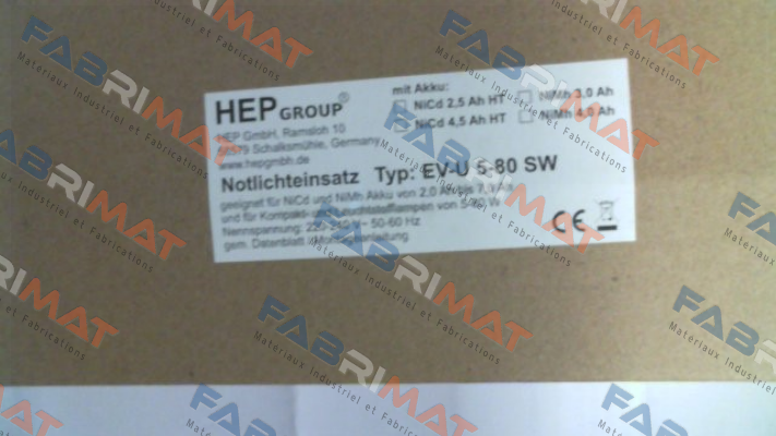 EV-U5-80-SW HEP