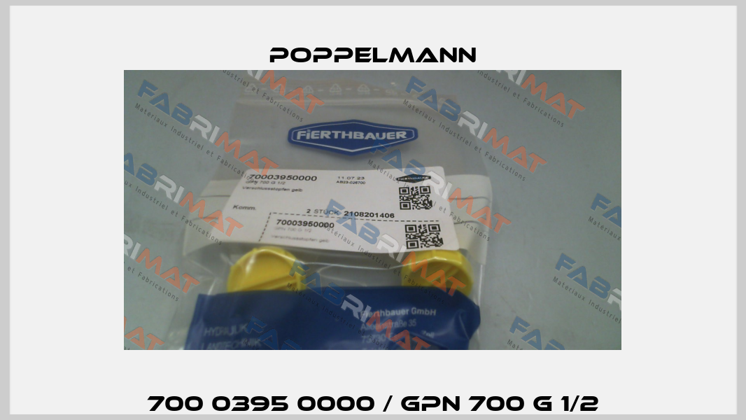 700 0395 0000 / GPN 700 G 1/2 Poppelmann