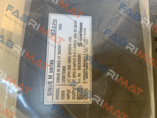 ZZ0073080 / SINUS M 0020 4T BA2K2 Santerno