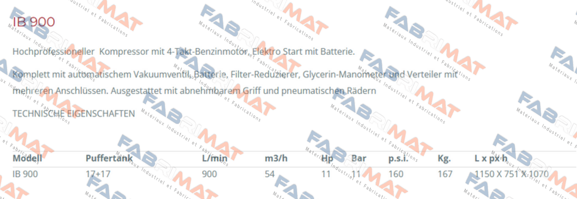 60200058 - IB 900 Ibix