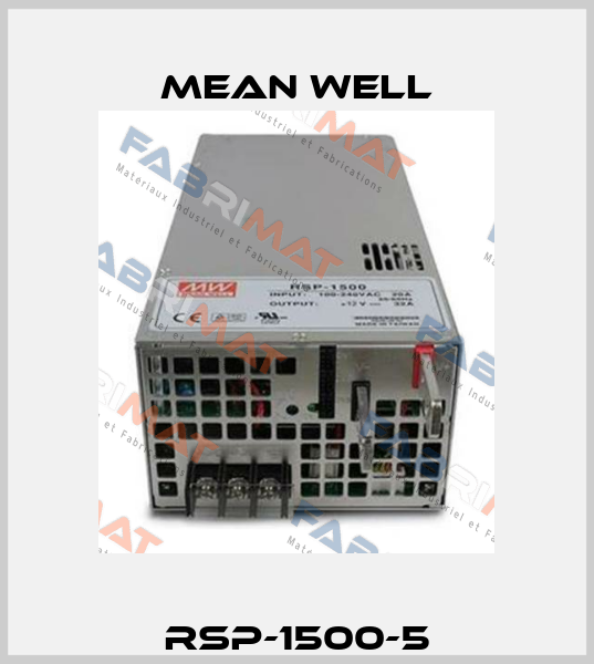 RSP-1500-5 Mean Well