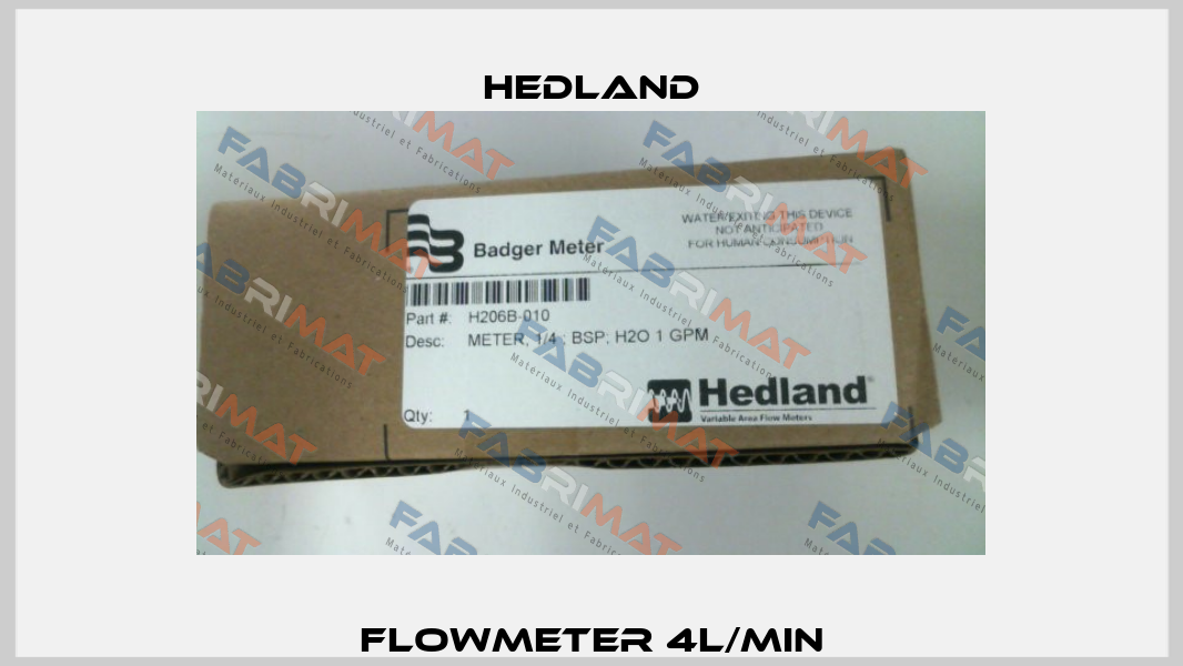 flowmeter 4l/min Hedland