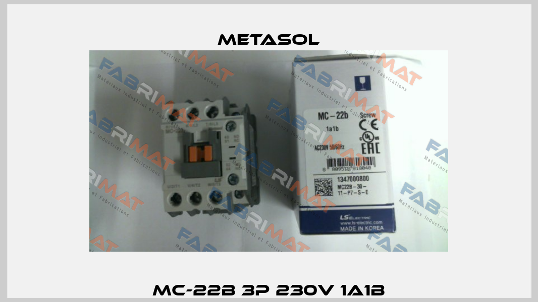 MC-22b 3p 230V 1a1b Metasol