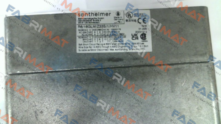 10000175    R6/16GLM/Z33S/1/HV11 Sontheimer